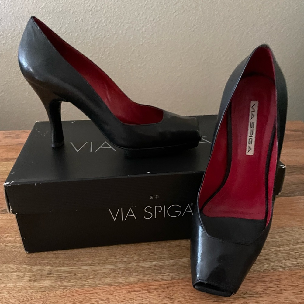 Via Spiga Black Heels - size 8